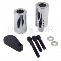Hongk- No Cut Aluminum Frame Slider Protector Compatible With 2003-2005 Yamaha Yzf R6 2006-2009 R6s Chromed B01bw4pe9y