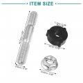 Acropix Fuel Rail Hardware Kit Fit For Honda Civic Pack Of 1 Silver Tone