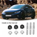 Acropix Fuel Rail Hardware Kit Fit For Honda Civic Pack Of 1 Silver Tone