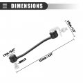 Motoforti Car Stabilizer Sway Bar Control Rod Front Links For Mercedes-benz Cl500 2000-2006 Metal 2203200389 Black