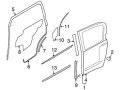 Genuine Nissan Parts Protector-rear Door Lh 82893-9cd0a
