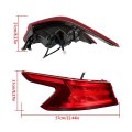 Tail Lamp Light Replacement For Maxima 2016-2018 Red Lens Driver Side Halogen Brake Outer Ni2804104