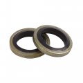 X Autohaux 25pcs M10 Bronze Tone Car Engine Oil Drain Crush Flat Bonded Washer Gaskets