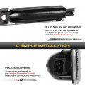 Vipmotoz Full White Led Interior Door Panel Courtesy Lights Compatible With 1995-2006 Tahoe Suburban Yukon Avalanche Silverado