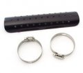 9 Black Perforated Exhaust Heat Shield 