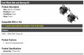 Front Wheel Hub And Bearing Kit 2 Piece Compatible With 2002-2006 Gmc Envoy Xl
