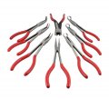 Abn 11in Plier 8-piece Set A Long Reach Circle Power Diagonal Cutting S-shape Angled And Straight Nose Pliers