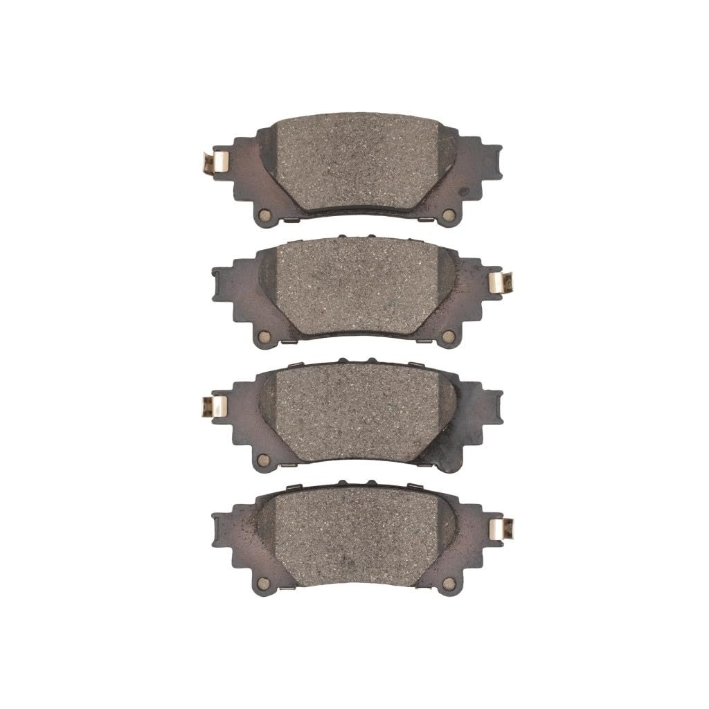 Front Brake Pads For Lexus Gs350 2013 To 2020 4000 Hybridynamic Series Mechanical Wear Sensor 1 83 Inner Pad Height 0 60 In