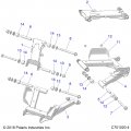 Polaris Rzr Control Arm Weld Rear Upper Left Matte Black Genuine Oem Part 1021408-458 Qty 1