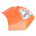 Goofit Orange 12v 35w Motorcycle Halogen Headlight Indicator Fairing Lampshade For Dirt Bike Motor Pocket