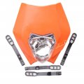 Goofit Orange 12v 35w Motorcycle Halogen Headlight Indicator Fairing Lampshade For Dirt Bike Motor Pocket