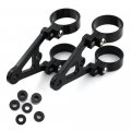 1 Pair For Frontk Tubes 50mm Cnc Mount Headlight Brackets Head Lamp Holder For 7 Or 5 75 Round 