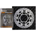 Niche Front Left Brake Rotor Pad Semi Metallic Kit For Bmw F650 34112345445 34117651958 34117705216 34212345323