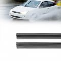 X Autohaux 2pcs 450mm 18inch 8x10mm 3 Section Rubber Windshield Wiper Blade Refills For Car