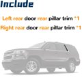 Door Pillar Trim Molding Window Cover Fit For Cadillac Escalade Chevrolet Chevy Tahoe Gmc Yukon 2015 2016 2017 2018 2019 2020