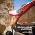Kemimoto X3 Aluminum Side Mirrors Compatible With 2017 2018 2019 2020 2021 2022 2023 Can Am Maverick Max Windshield