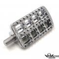 Httmt Mt216-127- 1 Pc Chrome Cnc Dominator Cut Shifter Peg Compatible With H-d Tri Glide Street Xg500 750