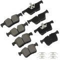 D1613 D1561 Front Rear Disc Brake Pad Set With Hardware For Bmw 228i 230i 320i 328d 328i 330i 428i 430i 