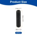 Socket Set Screws 50pcs M5x20mm Metric -carbon Steel Hex Headless Cup Point Grub For Repairing Compact Instruments Machinery