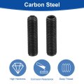 Socket Set Screws 50pcs M5x20mm Metric -carbon Steel Hex Headless Cup Point Grub For Repairing Compact Instruments Machinery