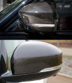 Real Carbon Fiber Side Mirror Cover Caps Overlay Pair Compatible For 2013-2017 Range Rover L405