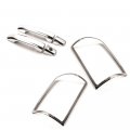 Sizver Chrome Tail Light Door Handles Covers For 2014-17 Gmc Sierra 1500 2015-2017 2500 3500 2 Regular Cab Only 
