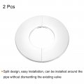 Uxcell Wall Split Flange 2pcs 304 Stainless Steel Round Escutcheon Plate For 70mm Diameter Pipe