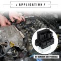 Motoforti Blower Motor Resistor For Grand Cherokee 2011-2013 Metal Vehicle With Automatic Temperature Control 68079480aa Black