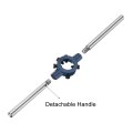 Round Die Stock Handle Wrench 25mm 0 98 Adjustable Threading Holder For Bolt Thread Repair Bar Tools Fit M7-m9 Metric Dies