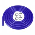 1 Set Silicone Vacuum Tubing Hose 300cm 9mm Id Engine Automotive Line Blue 