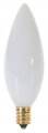 Satco A3689 130v Candelabra Base 40-watt B9 5 Light Bulb White 