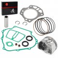 Engine Rebuild Kit Piston Rings Gasket Seal For Kawasaki Mule 600 610 Sx Kaf400 13001-7013 13008-6063 11061-7028 11004-7017
