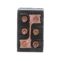 E-250 Econoline Club Wagon 1990 1991 Power Window Switch Front Passenger Side Plastic Housing Black Bullet Terminal Male Gender 
