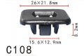 Autobahn88 Grille Insulator Clip Compatible With Nissan Oem 62380u7400 62325r8000 Pack Of 20