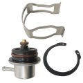 19236428 Fuel Injection Pressure Regulator With Clip And Snap Ring 3 8bar For Chevrolet Express 3500 1996-2003 