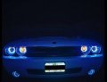 Blinglights Brand Led Halo Angel Eye Fog Lamps Lights Kit Compatible With 2008-2014 Dodge Challenger Fr Bumper 