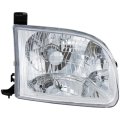 Toyota Tundra Headlight 2000 2001 2002 2003 2004 Passenger Side Base Limited Sr5 Regular Access Cab Halogen Clear Lens Plastic 