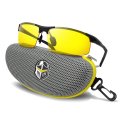 Blupond Night Vision Glasses For Driving Men Women Yellow Tint Anti Glare Nighttime Knight Visor