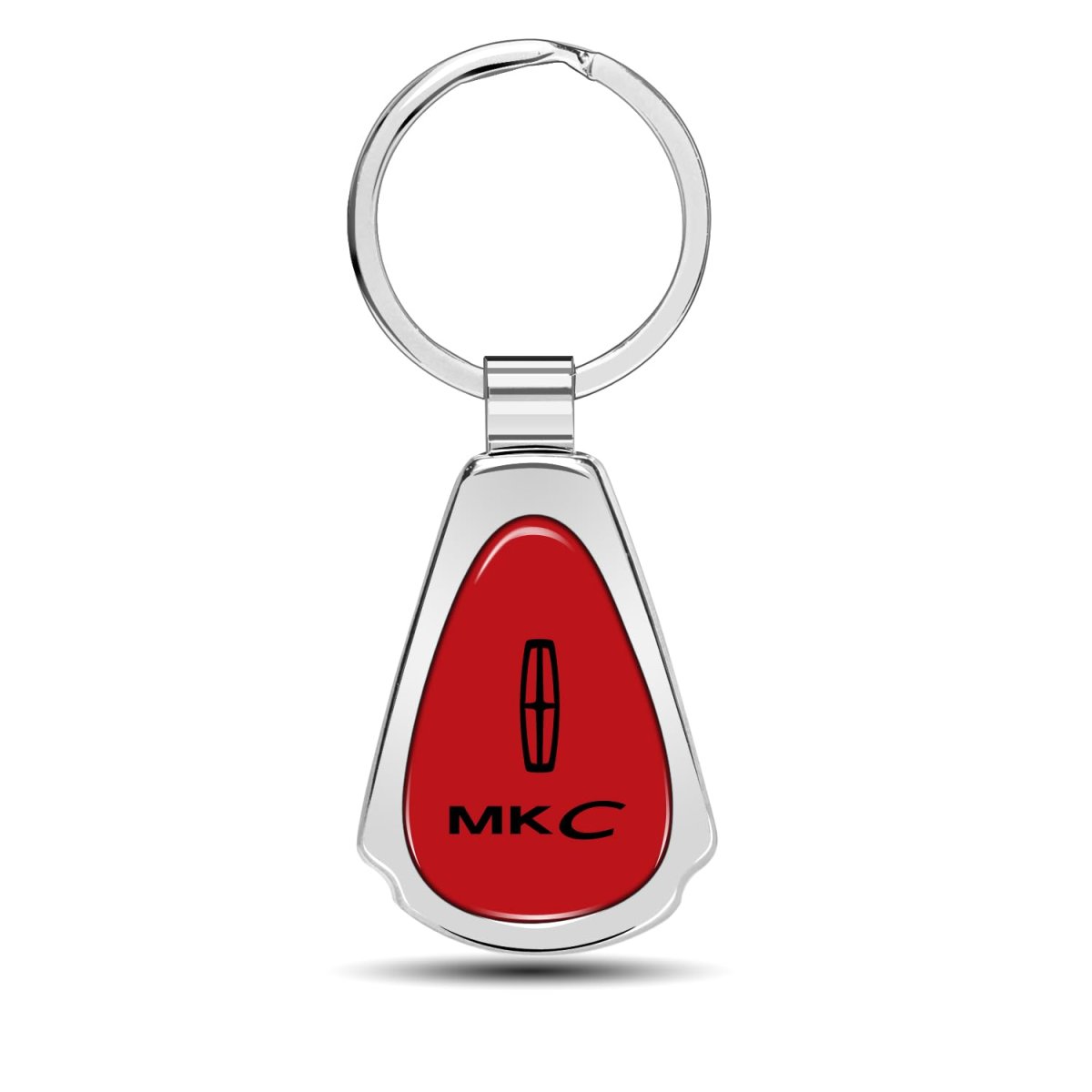 Lincoln Mkc Red Dome Mirror Chrome Metal Teardrop Premium Key Chain Keychain Officially Licensed In The Usa