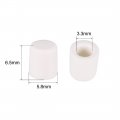 Uxcell 20pcs Tactile Push Button Switch Caps 3 3mm Hole Dia For 6x6mm Micro White