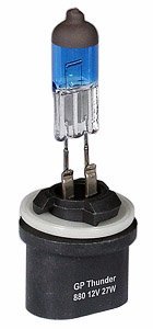 7500k 880 Xenon Plasma Quartz Bulb 27w Glass Vehicle Light For Right Side Position