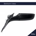 Spieg To1321375 Passenger Side Mirror Replacement For Toyota Camry 2016-2017 Power Heated Blind Spot Monitoring Paintable Black