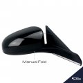 Spieg To1321375 Passenger Side Mirror Replacement For Toyota Camry 2016-2017 Power Heated Blind Spot Monitoring Paintable Black