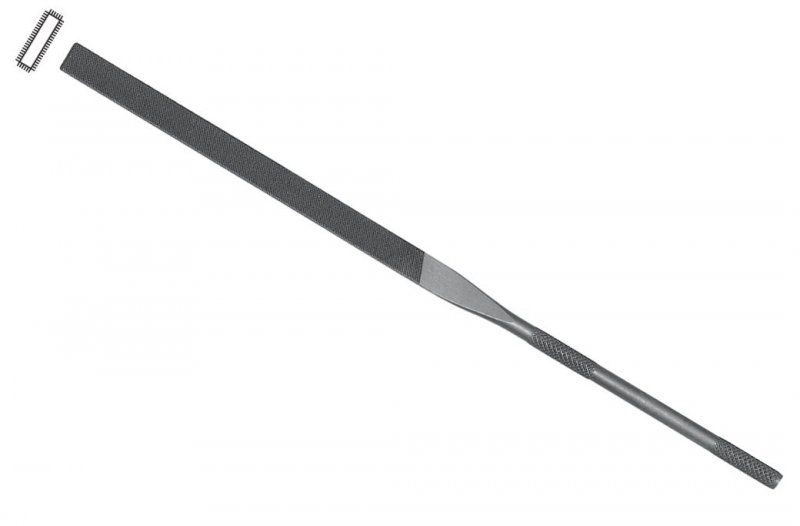 Grobet Swiss Pattern Needle File 6-1 4 Inch Equalling Cut 00