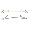 Disc Brake Hardware Set For Fiat 500 2012 2019 Front Position Alx Pau Df 340 07003 Cla1 Standard Style Black Plastic 