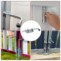 Uxcell Barrel Bolt Latch 2pcs 12x165mm Carbon Steel Galvanized Spring Loaded Gate Pin Sliding Door Lock For Trailer Doors