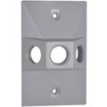 Master Electrician Re-3 Weatherproof Rectangular Lamp Holder Cover 