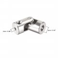 Uxcell 2 Pcs 2mm To 4mm Rotatable Universal Steering Shaft Coupler Motor Connector Joint Coupling L23xd9