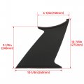 Hecasa Spoiler Wing Stabilizer Compatible With 2015-2021 Subaru Wrx Sti Sedan Black Stiffi Support 2pcs