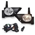 Pair Bumper Fog Lights For Honda Cr-v Models Only 2005-2006 Driver Passenger Side Lamps Assemblies Clear Driving Ho2591104 